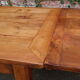 Elm farmhouse table with extensions 6/12 people