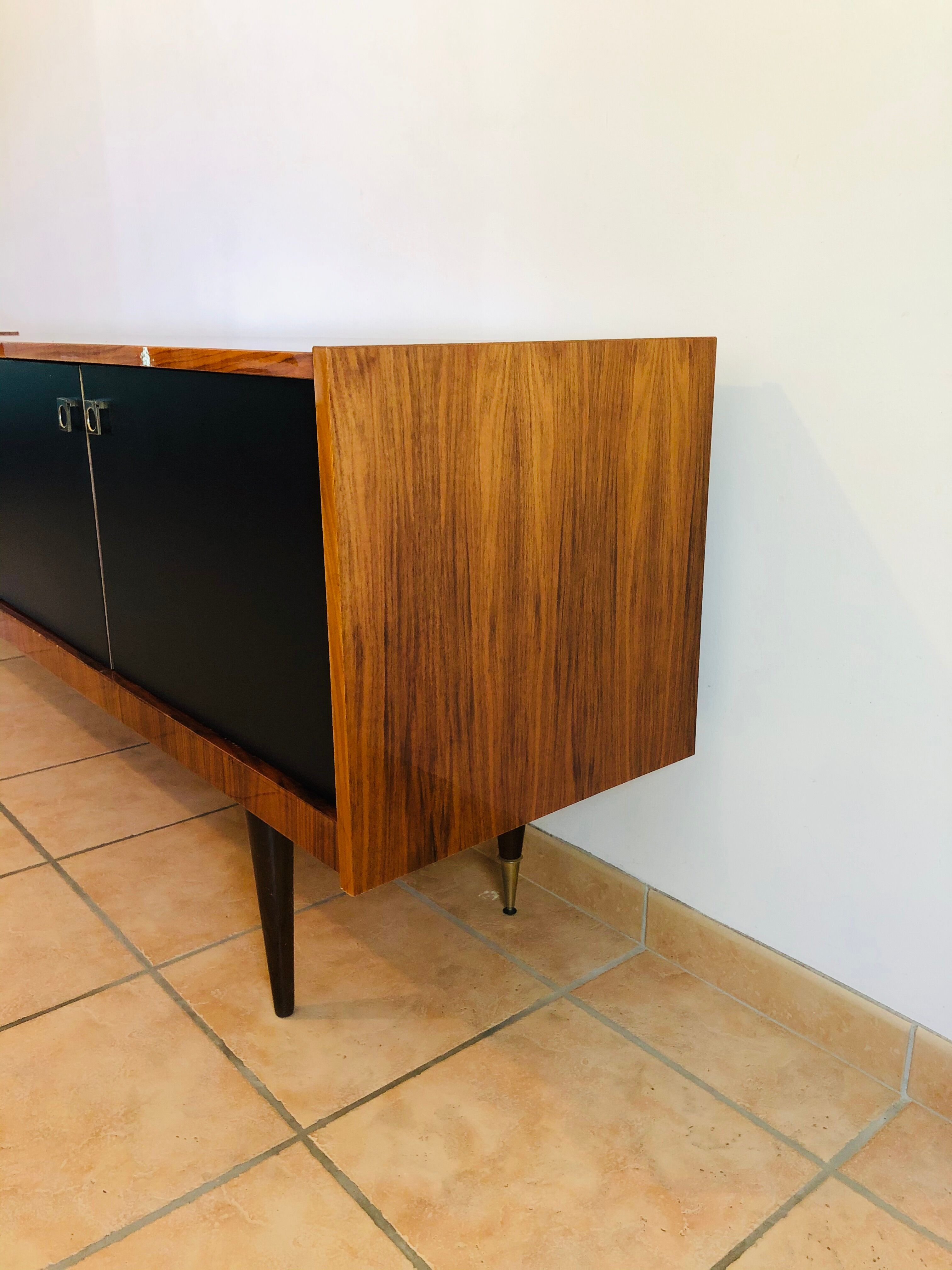 Vintage walnut sideboard 1960