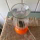 Petite lampe orange vintage