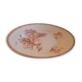 Plate in pink earthenware Provencal decoration HB & Cie, Choisy-le-Roi - 3
