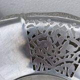 Alessi fruit bowl in openwork silver metal
