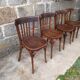 Set de 4 chaises bistrot Baumann