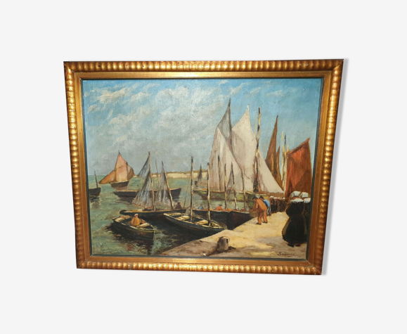 Huile sur toile