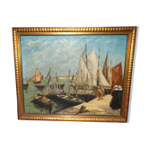Huile sur toile