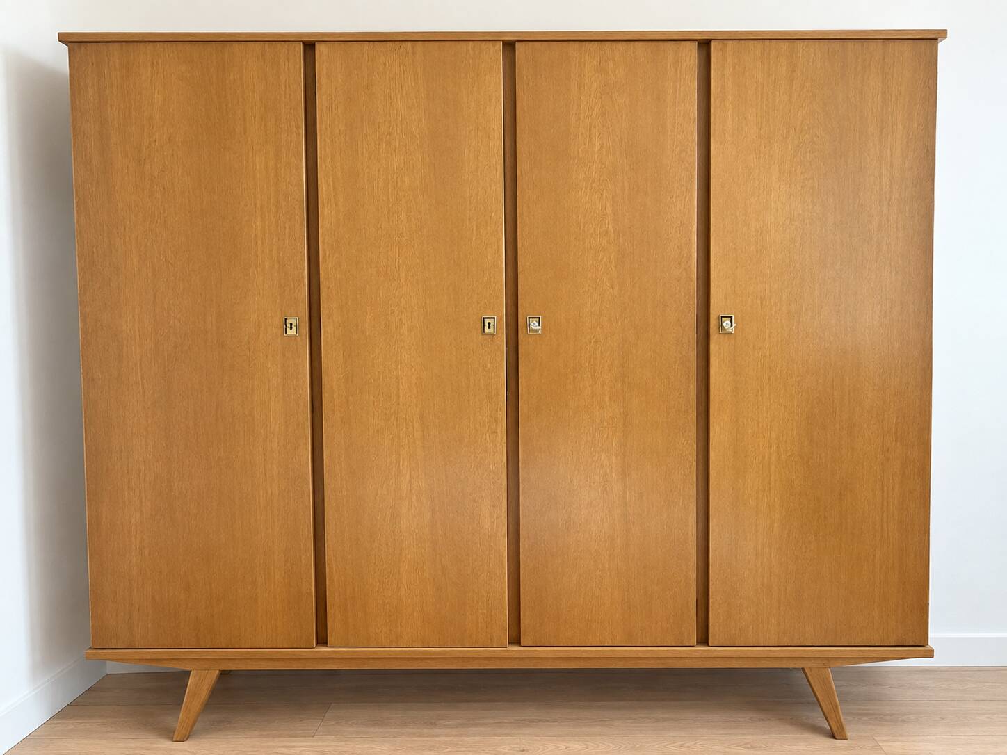 Large oak wardrobe