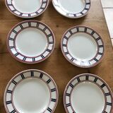 Basque dessert plates