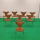 Set 8 Arne Jacobsen Mouette Fritz Hansen '70