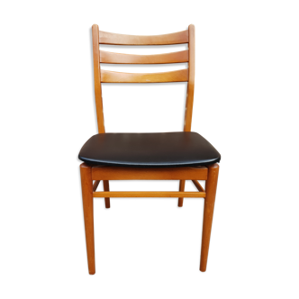 Chaise en teck scandinave des 1960s