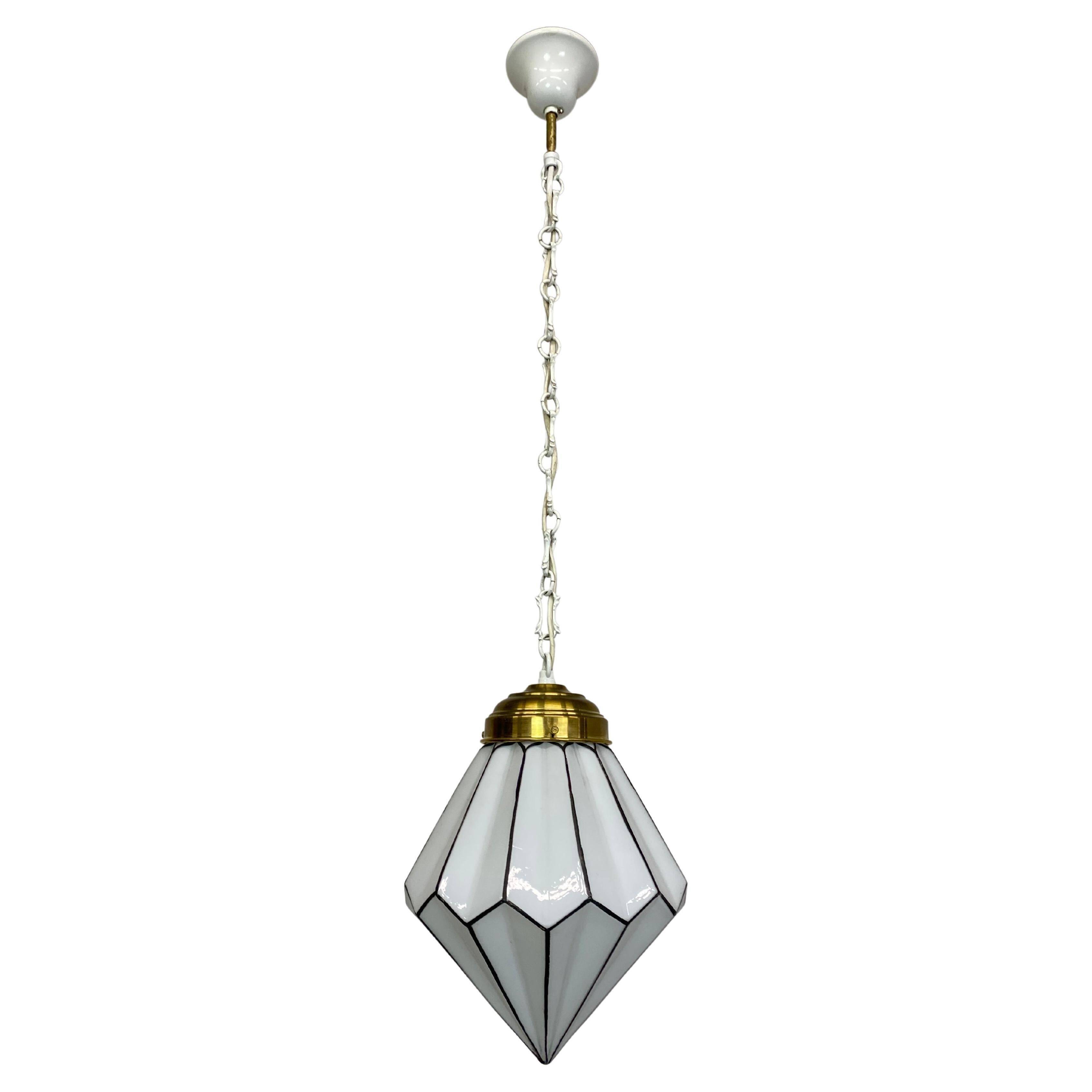 Cubist Art Deco pendant