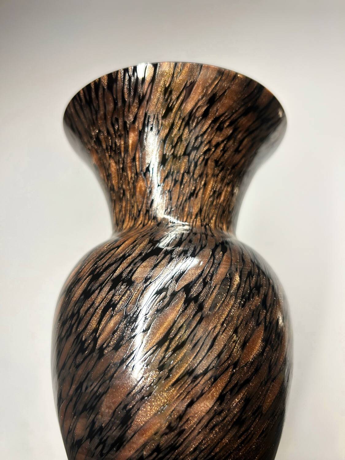 Antique Avventurina Murano vase