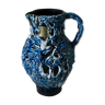 Vintage blue pitcher enamels glaciers