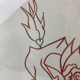 Lithograph by Jean Cocteau