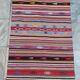 Handmade multicolored kilim rug 180x80cm