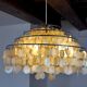 Mother-of-pearl chandelier, 4 levels, 1980, France