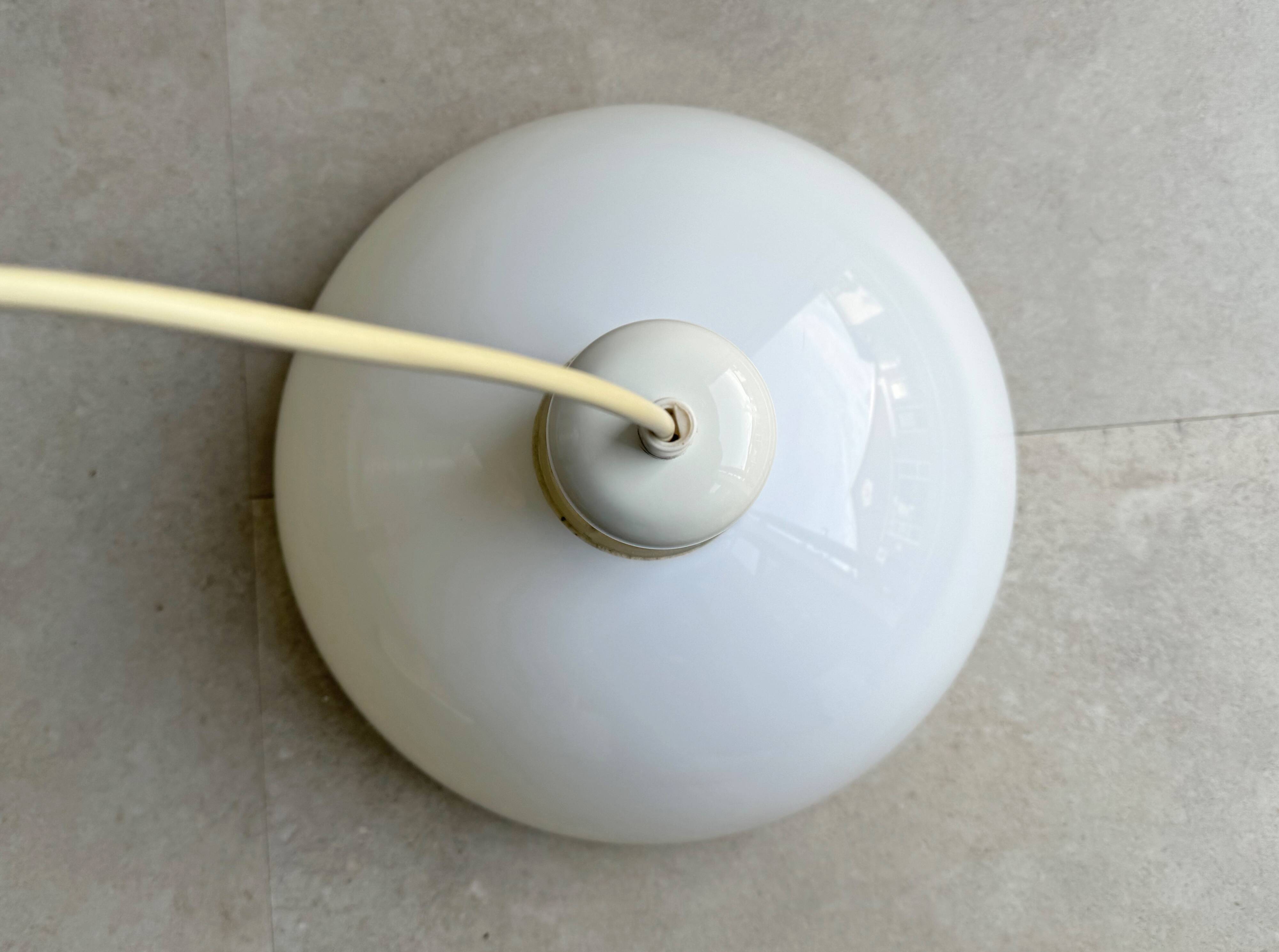 Space Age acrylic mushroom hanging lamp