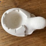 Chick in its egg, decorative plaster - empty pocket