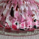 Vase, Soliflore glass of Clichy Legras Rose early twentieth century