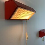 Red vintage ikea wall lamp v204