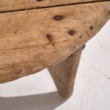 Antique round wooden table (c.1920)