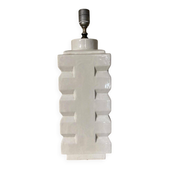 White ceramic table lamp, 1960s