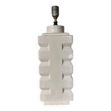 White ceramic table lamp, 1960s