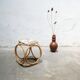 Vintage rattan side table