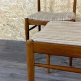 2x 60s 70s dining chair dining chair mid century Danish modern design
