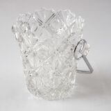 Crystal ice bucket pattern braces
