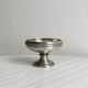 Silver-plated metal presentation bowl