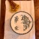 Saint Amandinoise ironstone plate set