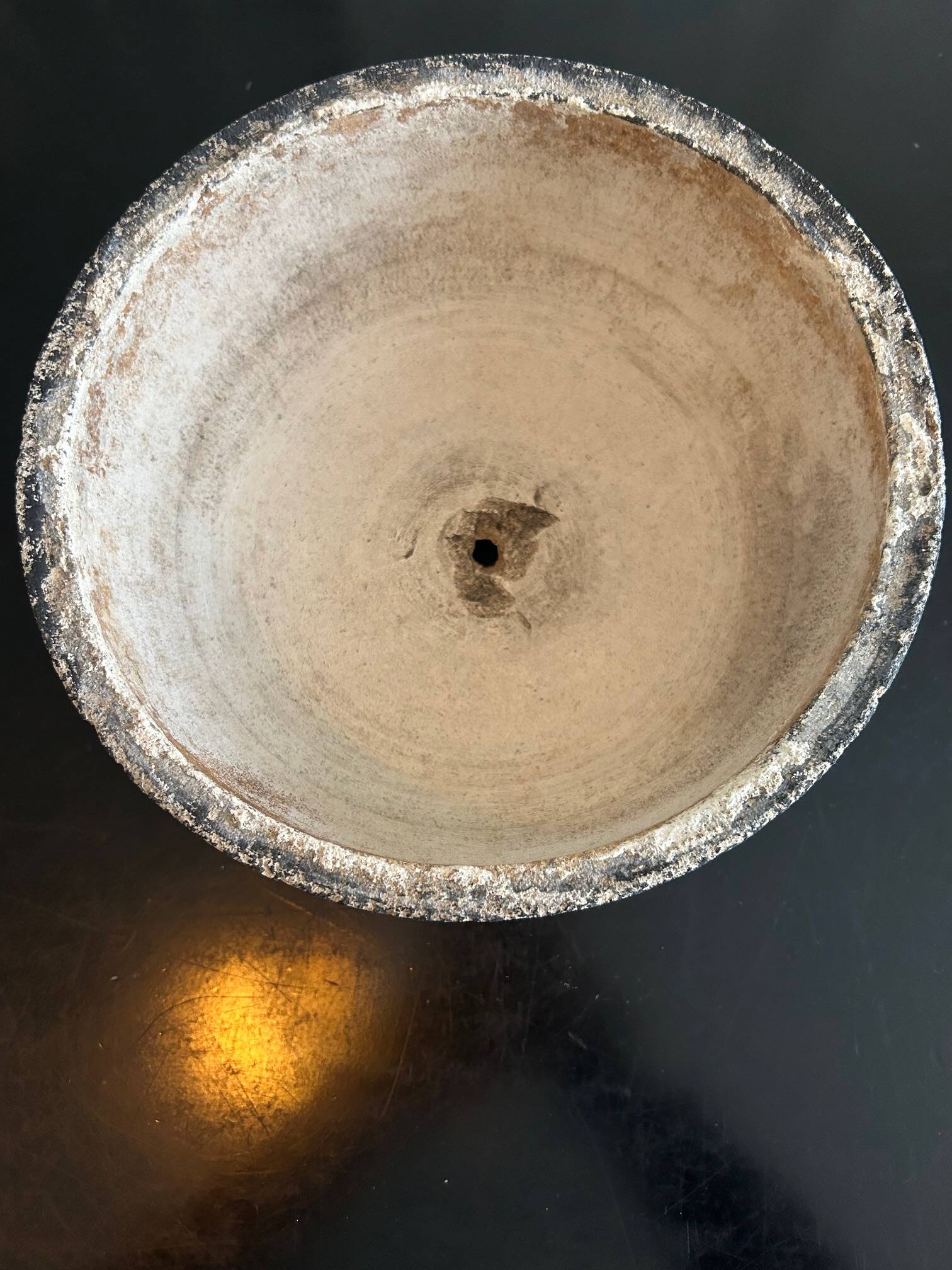 set of cement planters 1950