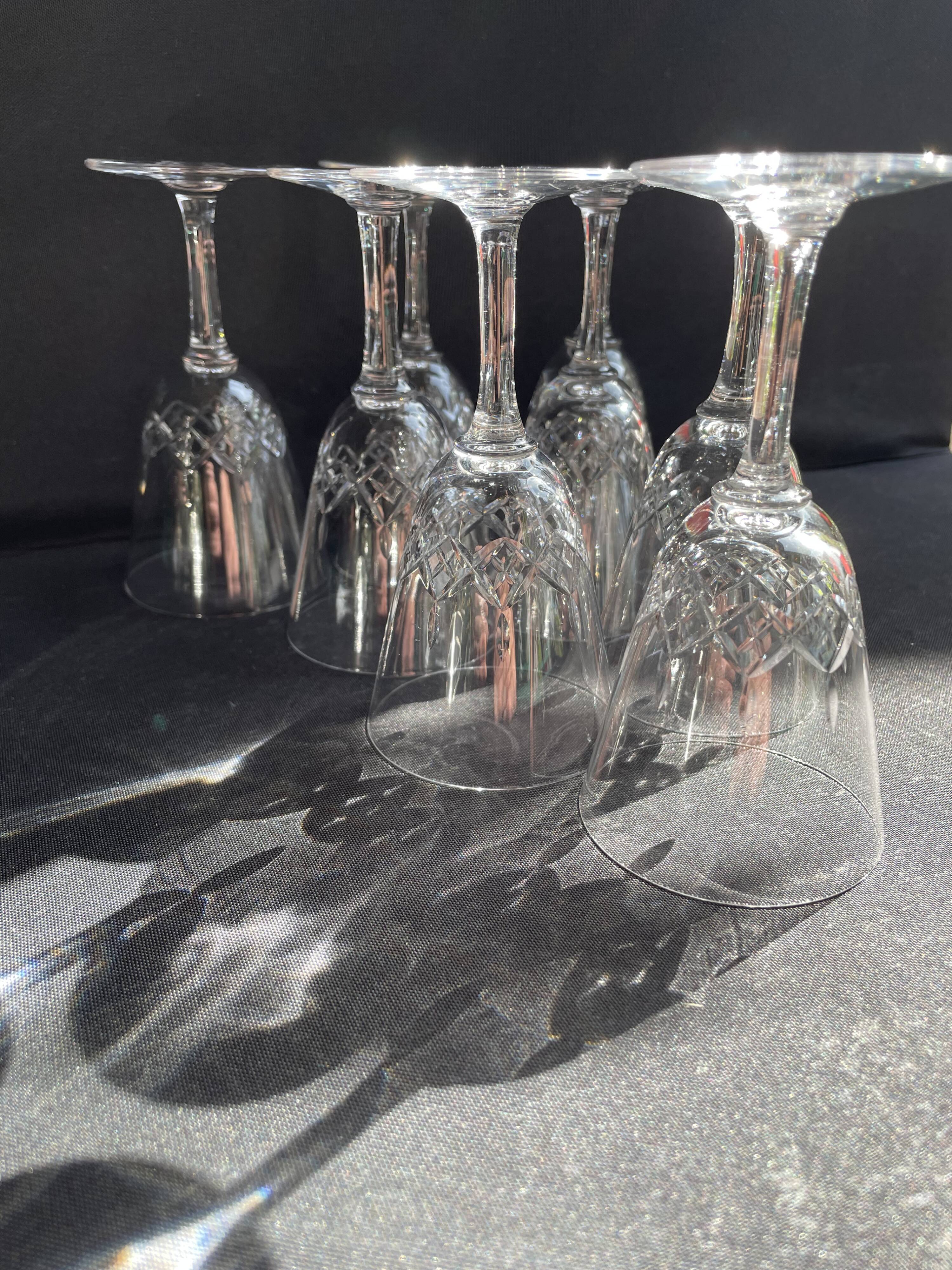 8 wine glasses – Cristallerie de Nancy (1920-1934)