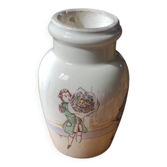 K & G Lunéville mustard pot "Demand"