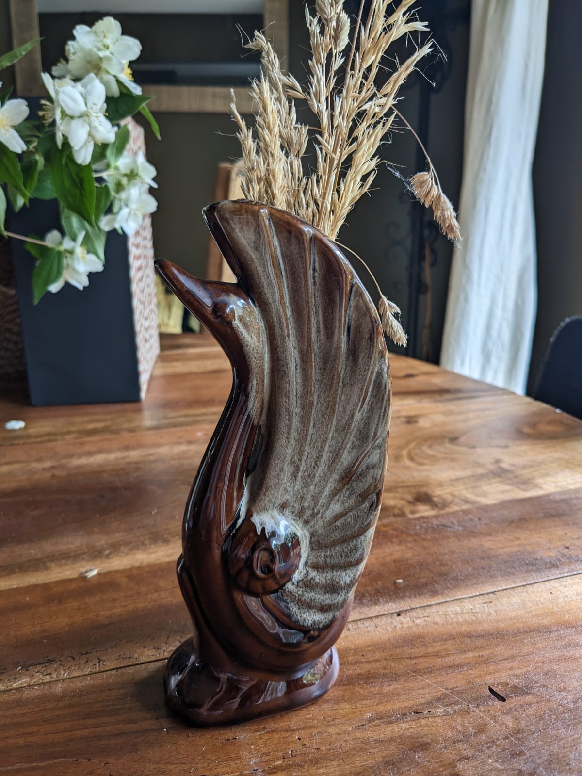 Swan vase