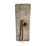Wooden board with pliers