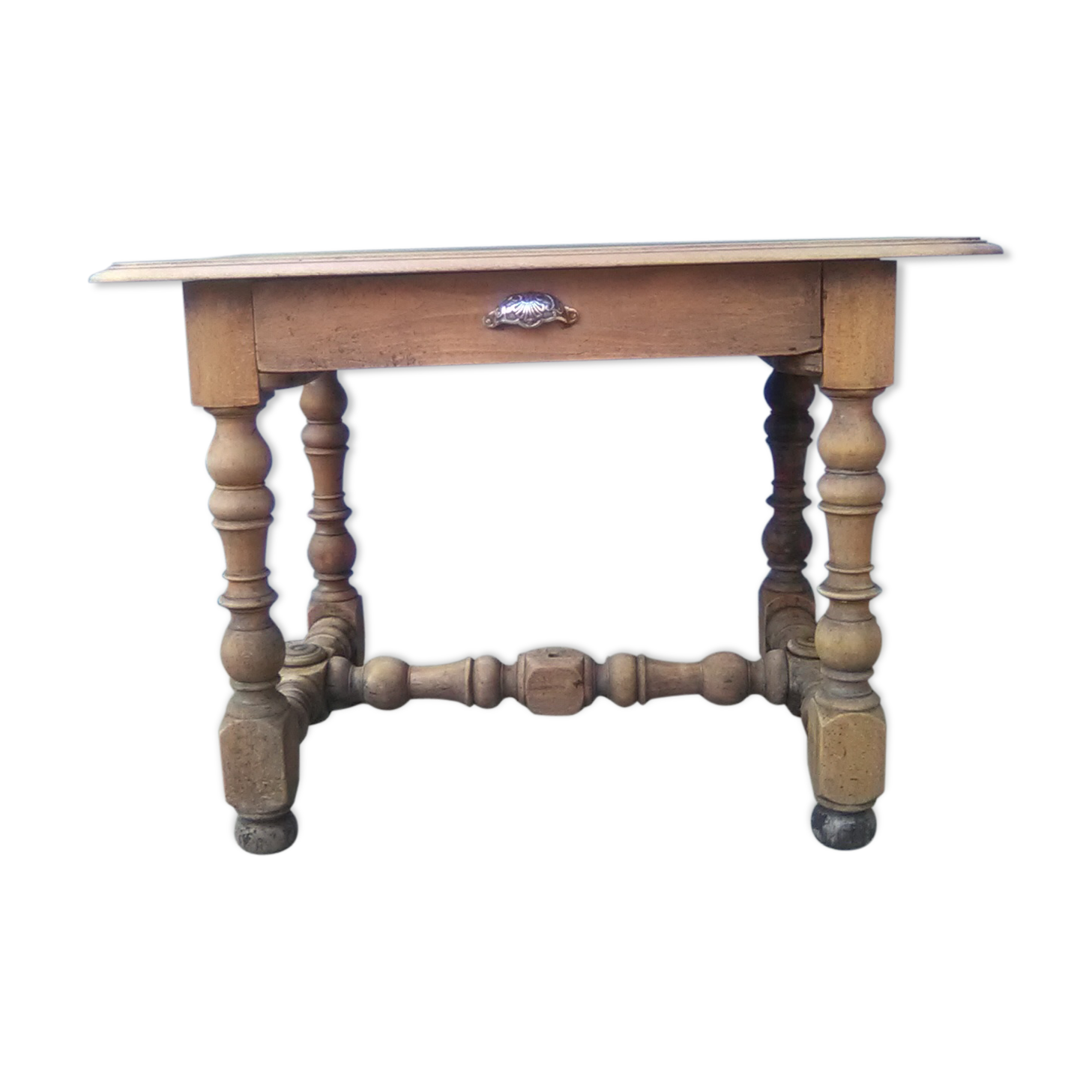 Pickled rustic side table