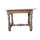 Table d'appoint rustique décapé