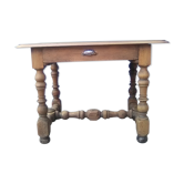 Table d'appoint rustique décapé