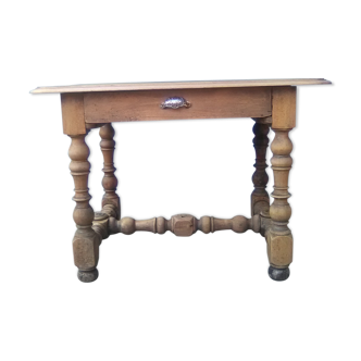 Pickled rustic side table