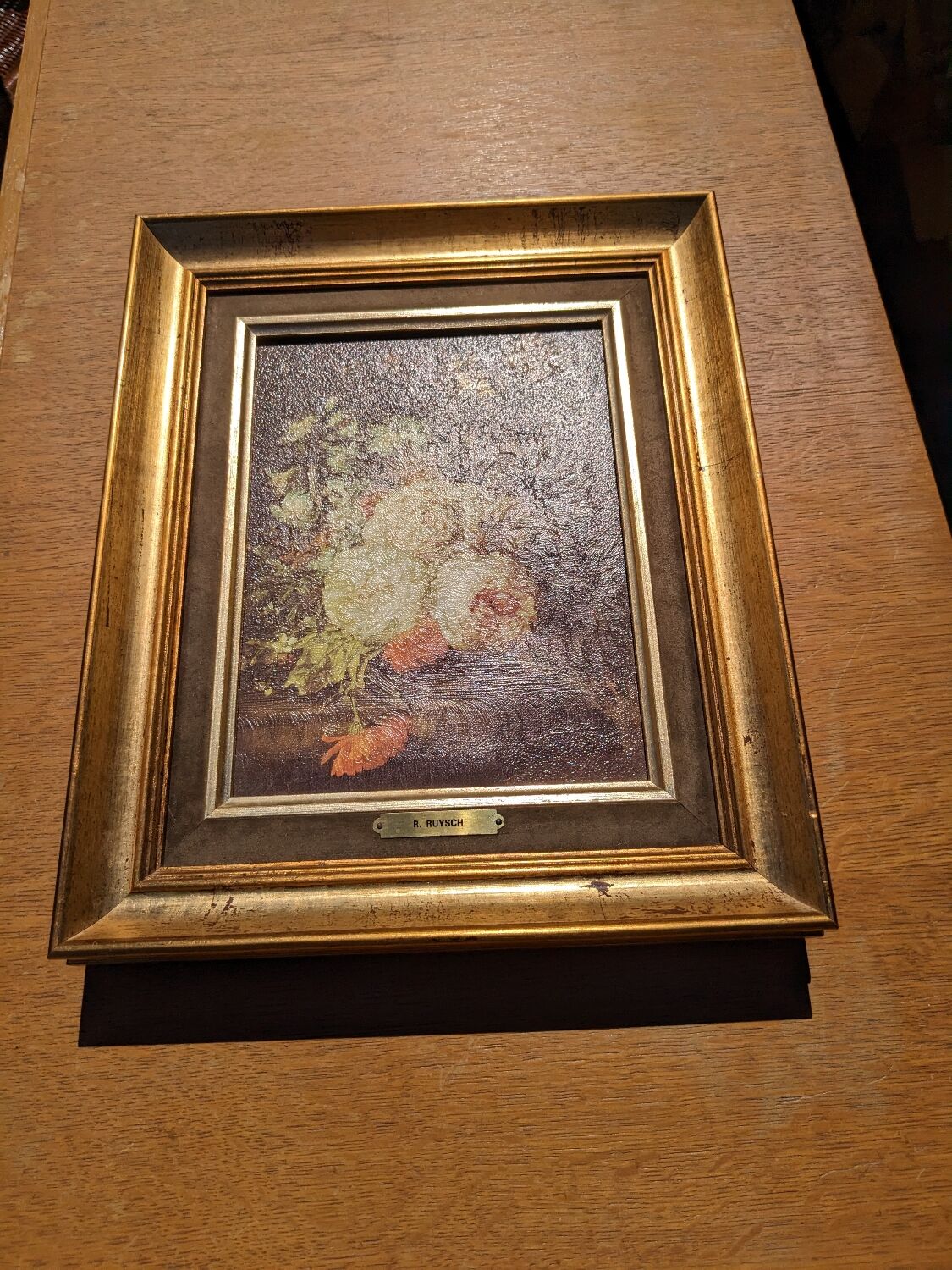 Painting of flowers by R. Ruysch