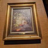 Painting of flowers by R. Ruysch