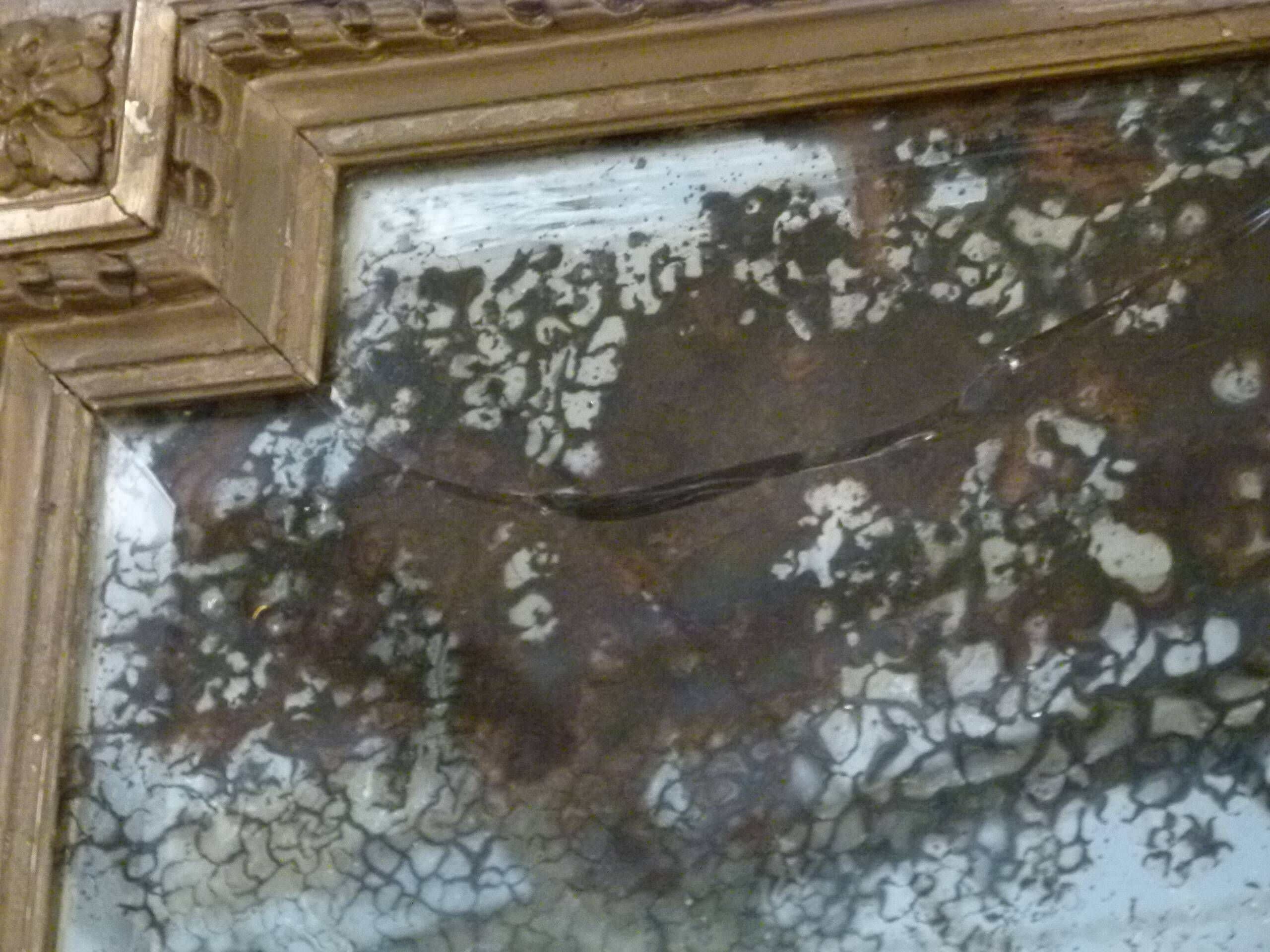 19th-century trumeau mirror