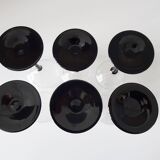 Wine glasses set, 1980s