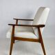 Fauteuil beige vintage, années 1970