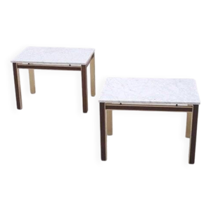 Paire de tables d’appoint - scandinave