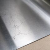 Zig Zag bookshelf by Joelle Ferlande and François Monnet in steel