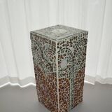 Colonne stèle en mosaïque années 70