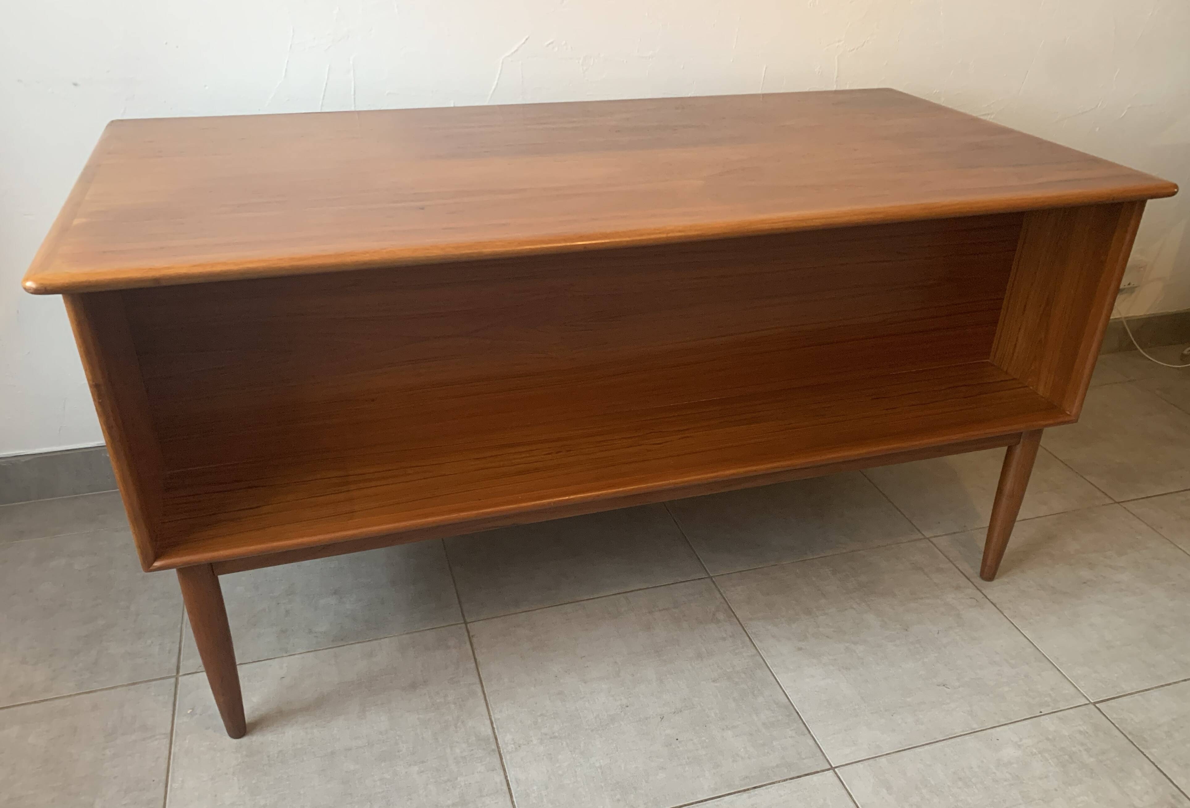 Danish Falster Teak Desk by Svend Madsen, 1960s