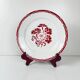 Set of 6 flat plates "Annecy", KG Lunéville, 20th century