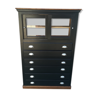 Trade furniture with drawers and sliding doors